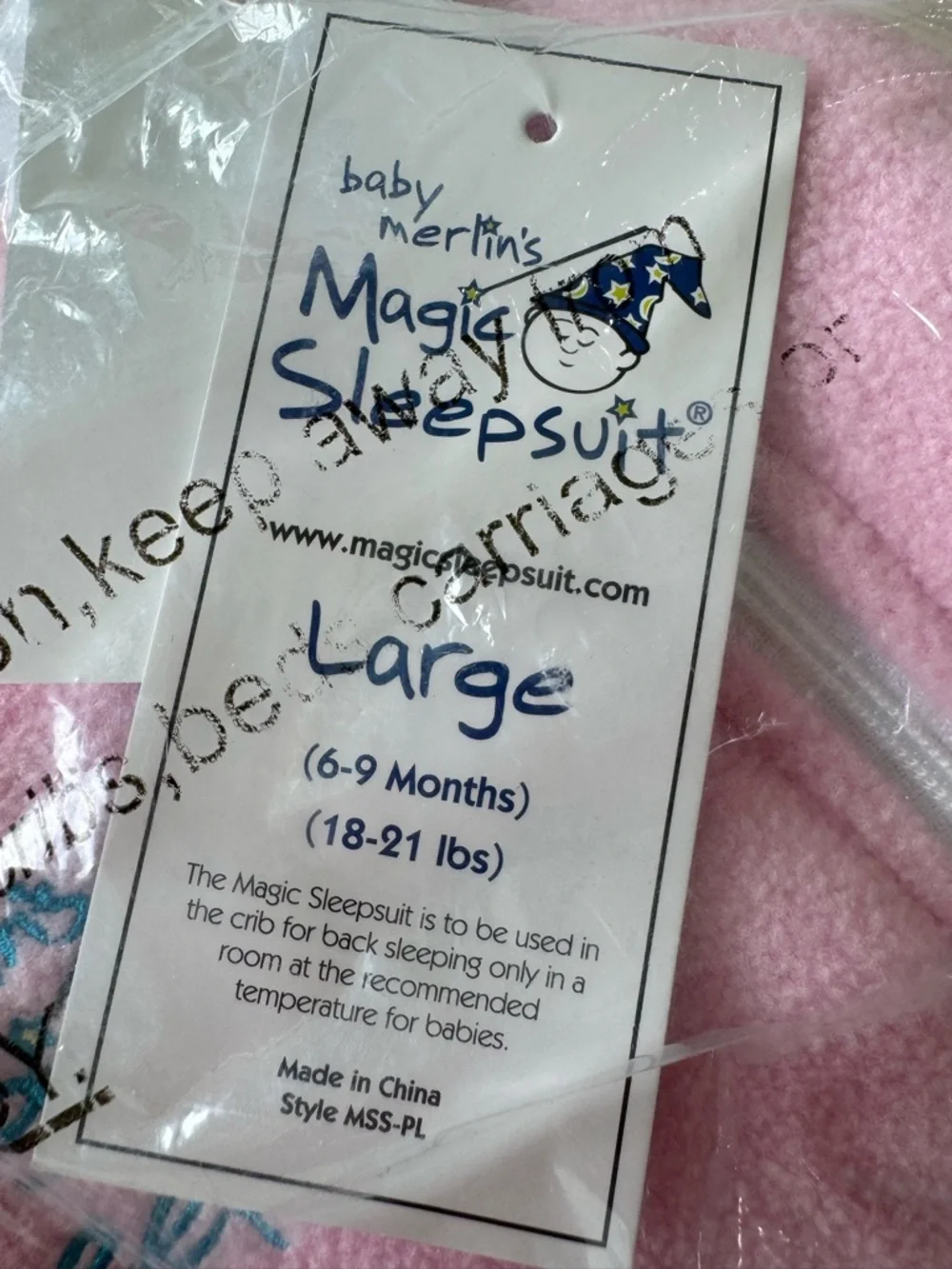 Magic Merlin Sleepsuit - Picture 3 of 3